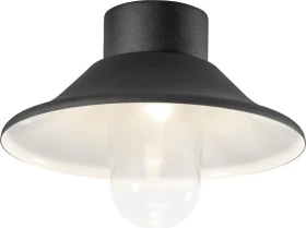 Konstsmide Vega 29.5cm Deckenleuchte 1-flammig schwarz