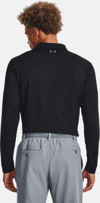 Under Armour Matchplay Poloshirt langarm black/pitch gray (Herren)
