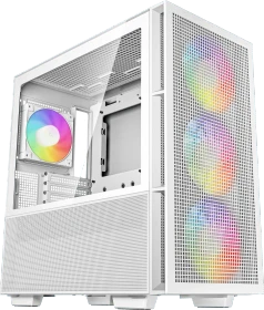 DeepCool CH560 WH, weiß, Glasfenster