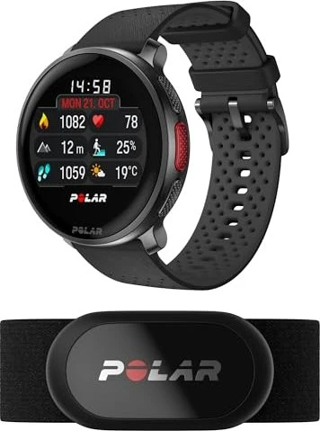 Polar Vantage V3 + H10 night black