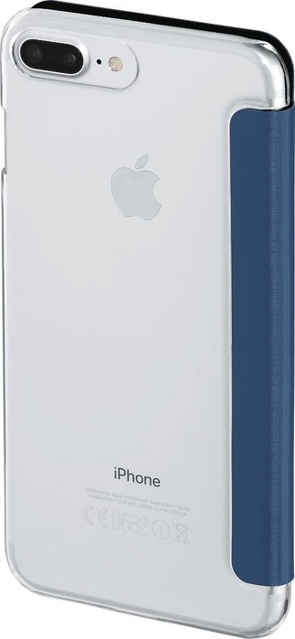 Hama Booklet Clear für Apple iPhone 7 Plus dunkelblau