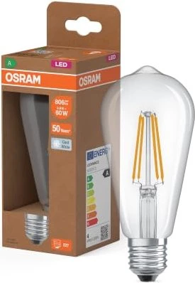 Osram Ledvance Superstar+ Classic Edison FIL 60 3.8W/827 E27