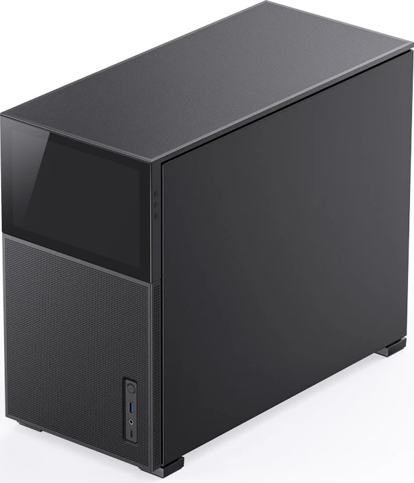 Jonsbo D31 Mesh Screen Black, schwarz, Glasfenster