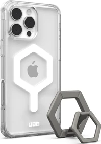 UAG Plyo Case with MagSafe + Titanium Ring Stand für Apple iPhone 16 Pro Max ice