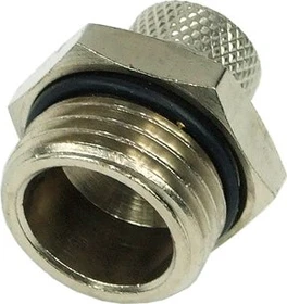 Aquatuning Schlauchanschluss, G1/2" auf 8/6mm, silber vernickelt