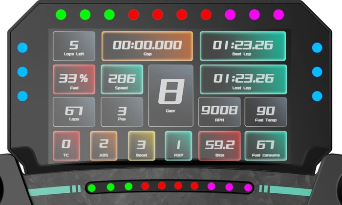MOZA CM2 HD Racing Dashboard