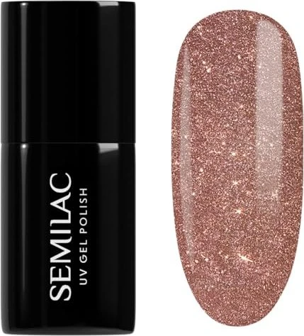 Semilac UV Nagellack Hybrid 333 shine brown, 7ml
