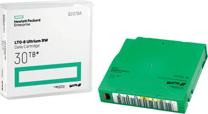 HPE LTO-Ultrium 8 Kassette Eco Pack, 12TB/30TB, 20er-Pack