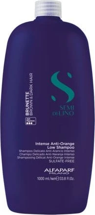 Alfaparf Semi Di Lino Brunette Anti-Orange Low Shampoo, 1l
