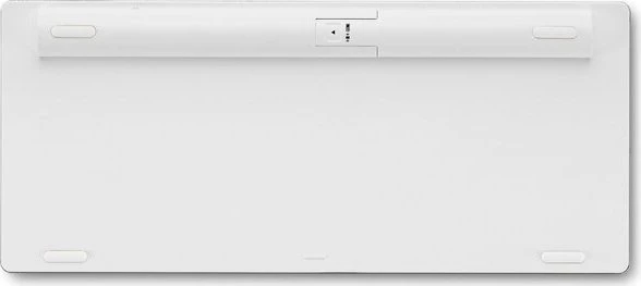 Kensington Multi-Device Dual Wireless Compact Keyboard, silber/weiß, USB/Bluetooth, UK