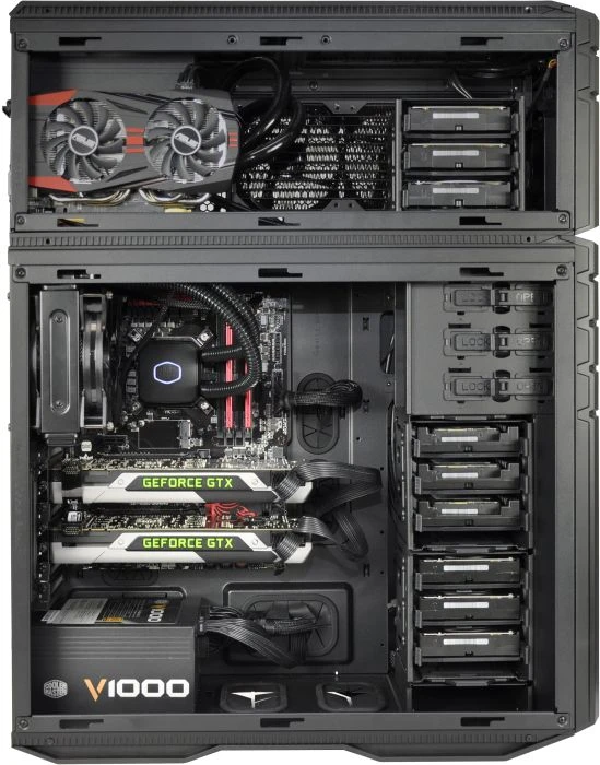 Cooler Master HAF935 schwarz, Acrylfenster
