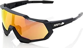 100% Speedtrap soft tact black/hiper red multilayer mirror lens