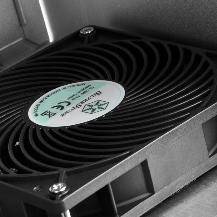 SilverStone Case Storage CS01-HS, silber, Mini-ITX