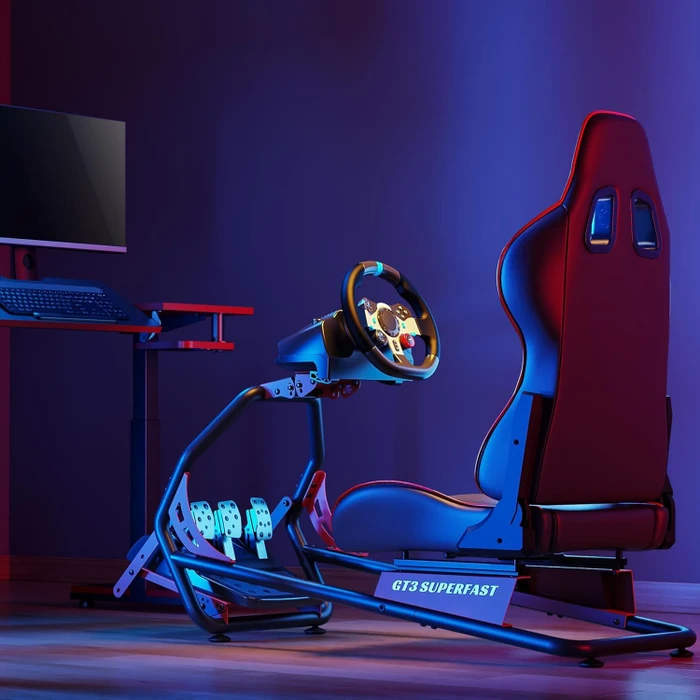 Oplite Cockpit GT3 Superfast V2, schwarz/rot