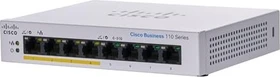 Cisco Business 110 Desktop Gigabit Switch, 8x RJ-45, 32W PoE (CBS110-8PP-D)