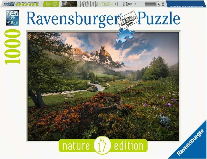 Ravensburger Puzzle Malerische Stimmung im Vallée de la Clarée Französischen Alpen