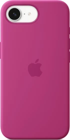 Apple Silikon Case für iPhone 16e fuchsia