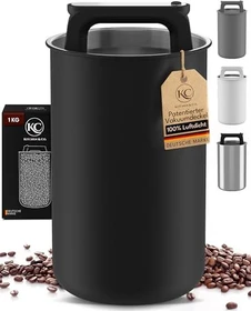 KC Kitchen & Co Kaffeedose Aufbewahrungsbehälter schwarz