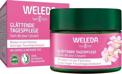 Weleda Wildrose & Weißer Tee glättende Tagespflege, 40ml