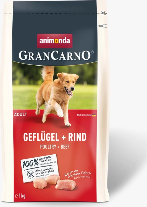 animonda GranCarno Adult Geflügel + Rind, 1kg