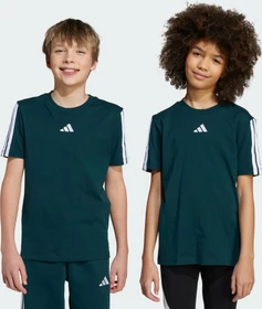 adidas Essentials T-Shirt kurzarm aurora ivy/white (Junior)