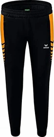 Erima Six Wings Worker Trainingshose lang black/new orange (Damen)