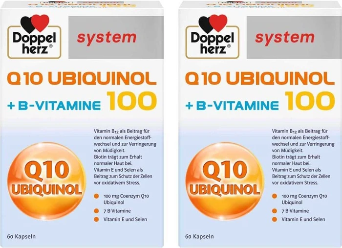 Doppelherz system Q10 Ubiquinol 100 Kapseln, 120 Stück (2x 60 Stück)