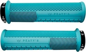 Peaty's Monarch Knurl 130mm Griffe Thick türkis