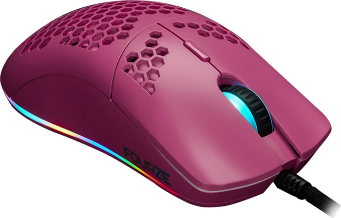 FourZE GM800 Gaming Mouse pink, USB