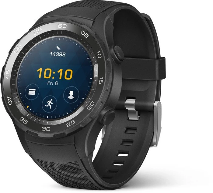 Huawei Watch 2 mit Sportarmband schwarz