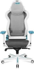 DXRacer Air Mesh Gamingstuhl, weiß/cyan