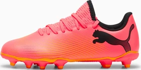 Puma Future 7 Play FG/AG sunset glow/puma black/sun stream (Junior)