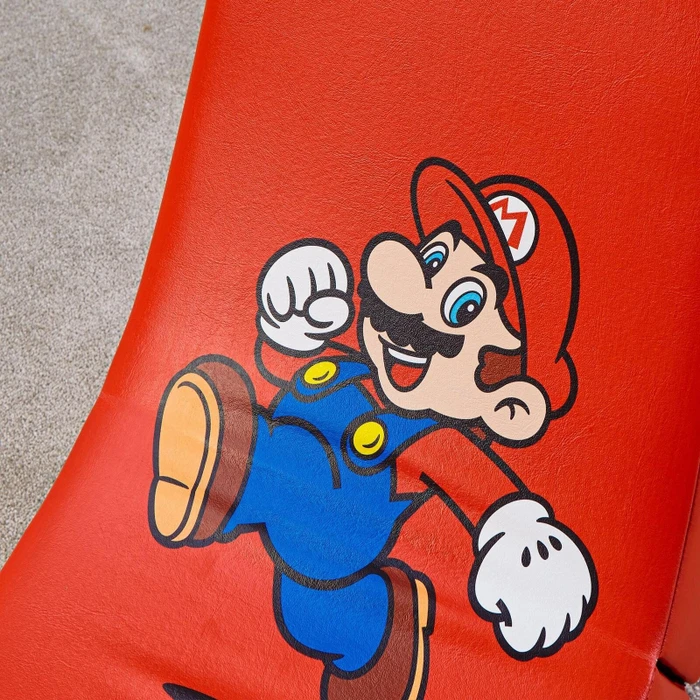 X Rocker Nintendo Super Mario Joy Collection Floor Rocker Gamingstuhl, Mario rot