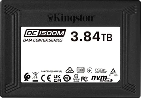 Kingston DC1500M Data Center Series Mixed-Use SSD - 1DWPD 3.84TB, 2.5" / U.2 / PCIe 3.0 x4