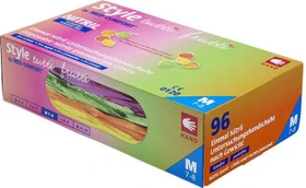 Ampri Style Nitril tutti frutti Einweghandschuhe XL, 96 Stück