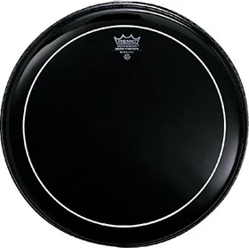 Remo Pinstripe Ebony Bass 18"