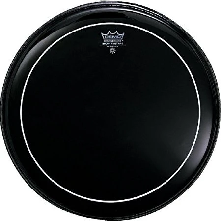Remo Pinstripe Ebony Bass 18"
