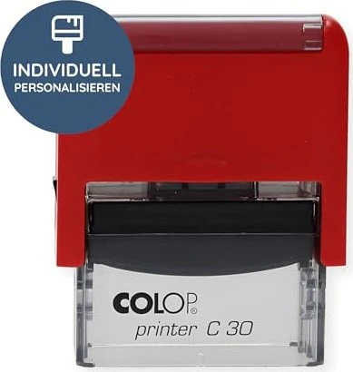 COLOP Printer Compact C 30 Textstempel mit individueller Textplatte sortiert, 47x18mm