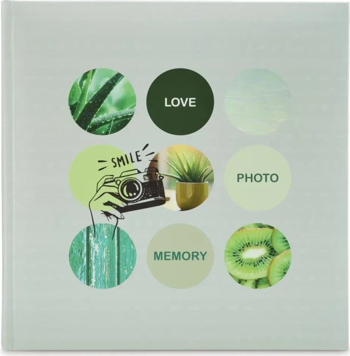 Hama Jumbo Fotoalbum, 30x30, 60 weiße Seiten, Fresh