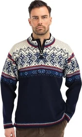 Dale of Norway Vail Strickpullover midnight navy/red rose/off white (Herren)