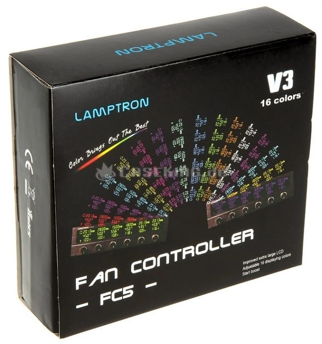 Lamptron FC5 V3, 5.25" Lüftersteuerung, 6-Kanal, schwarz