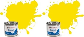 Humbrol Enamel Paint 99 lemon matt, 14ml