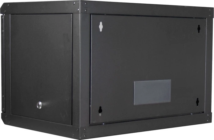 Digitus Professional Unique Serie Wandschrank 7HE, Sicherheitsglastür, IP2X, schwarz, 600mm tief