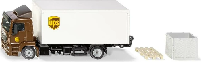 SIKU MAN LKW mit Kofferaufbau und Ladebordwand