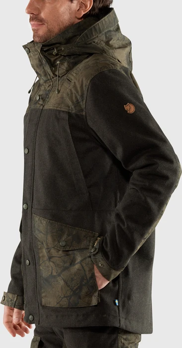 Fjällräven Värmland Wool Jacke dark olive camo (Herren)