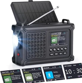 Rocam CR1030DAB Kurbelradio schwarz