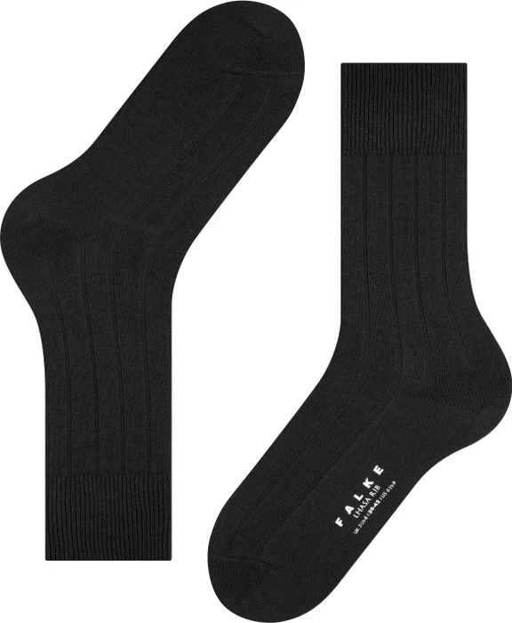 Falke Lhasa Rib Socken schwarz (Herren)