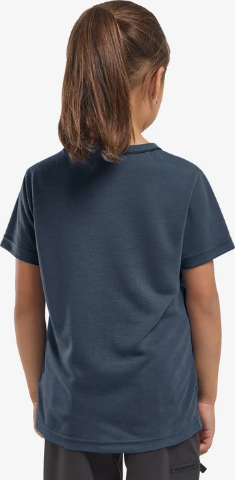 Jack Wolfskin Hiking Graphic Funktionsshirt kurzarm midnight sky (Junior)
