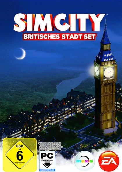 Sim City 5 - Britisches City Set (Download) (Add-on) (PC)