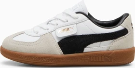 Puma Palermo Leather puma white/vapor gray/gum (Junior)